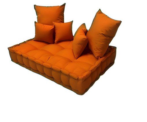 Futon Turco com Almofadas laranja - image 1