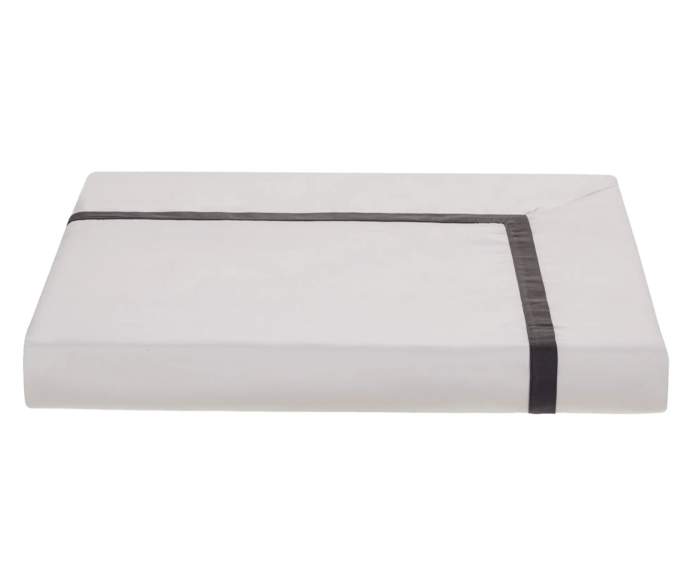 Edredom Vercelli Branco e Chumbo 300 Fios - image 0