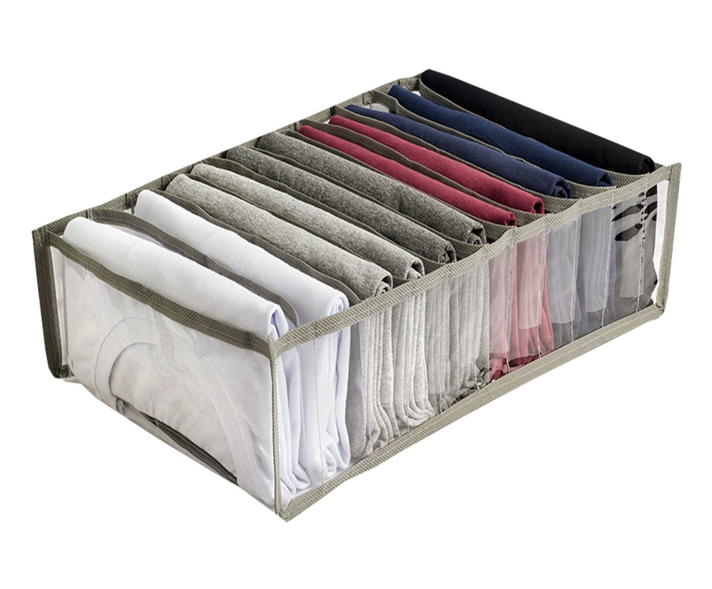 Organizador Colmeia Cristal Premium G Cinza - image 0