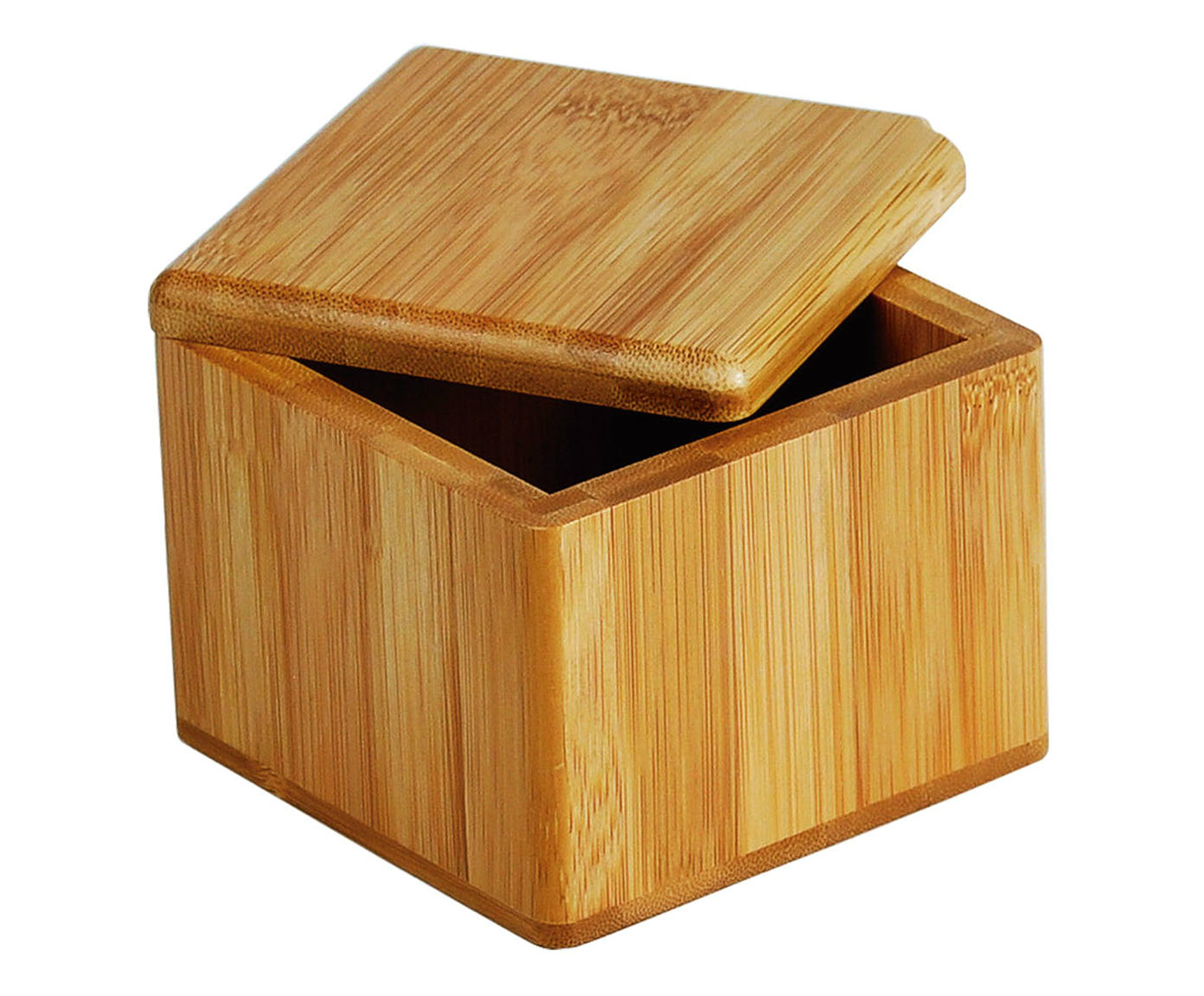 Saleiro em Bambu Ezio - 11X8,5X10,5cm - image 0