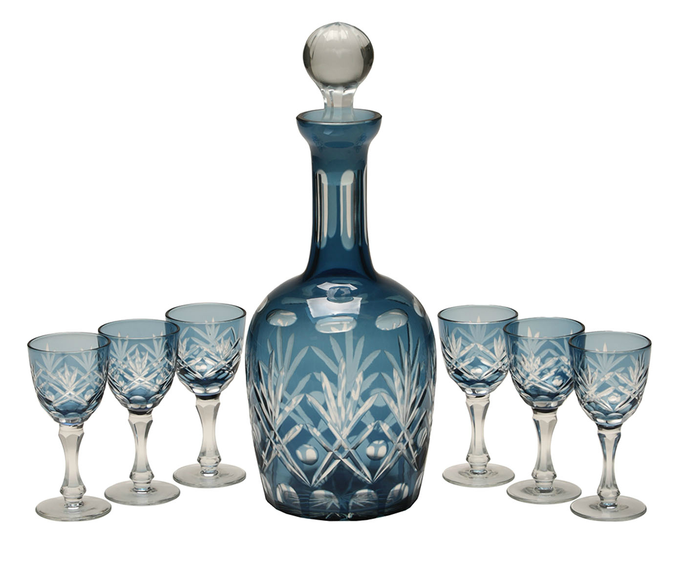 Jogo para Licor Claredon - Azul - image 0