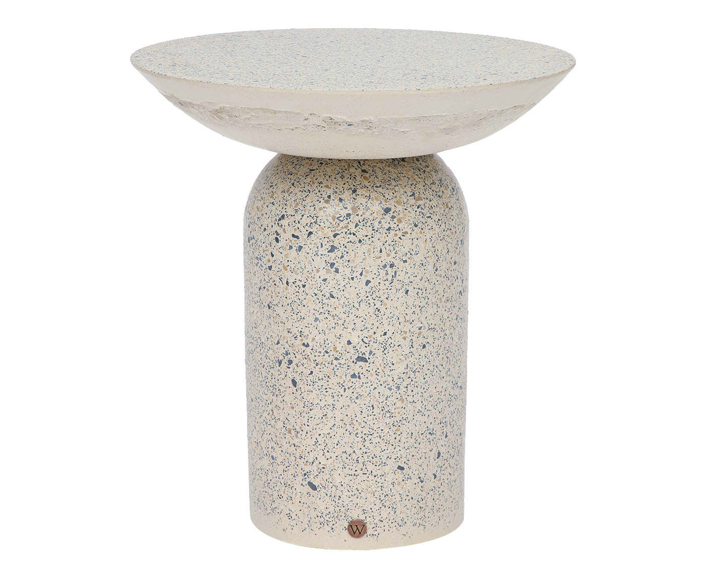 Mesa Lateral Alta Brut em Granilite -  Branco - image 0