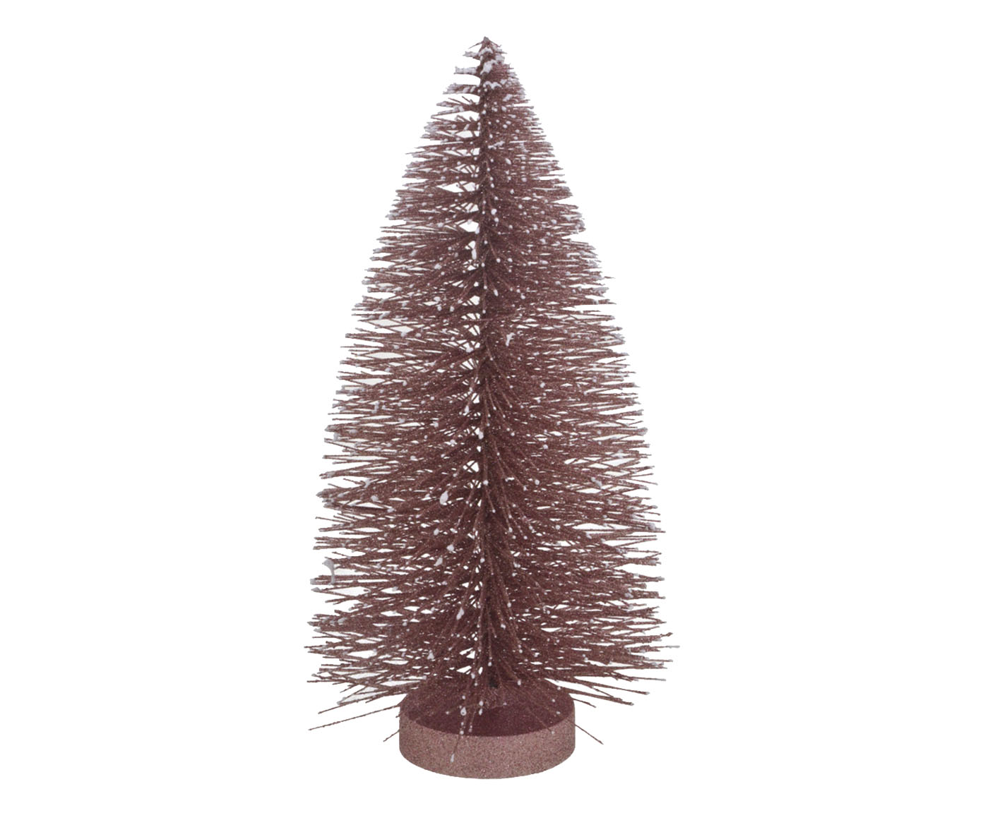 Enfeite de Natal Mini &Aacute;rvore Natalina Neve Tossini Ros&ecirc; Ii - image 0