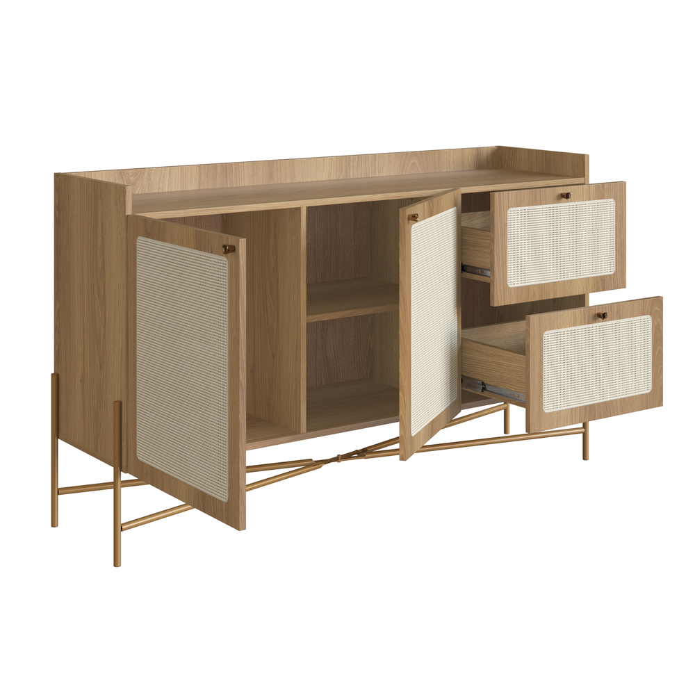 Buffet Tela Oslo Hanover e Dourado - image 1
