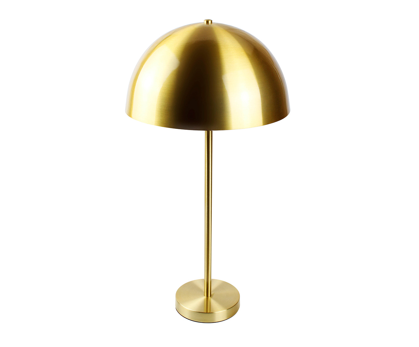 Abajur Cogumelo Dourado - Bivolt image number 0