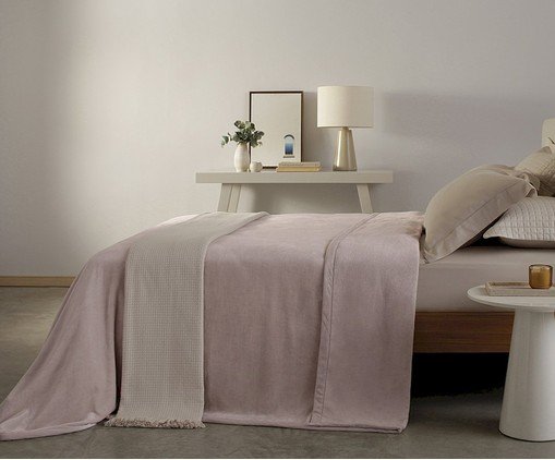 Cobertor Vision Silky Rosa - image 1