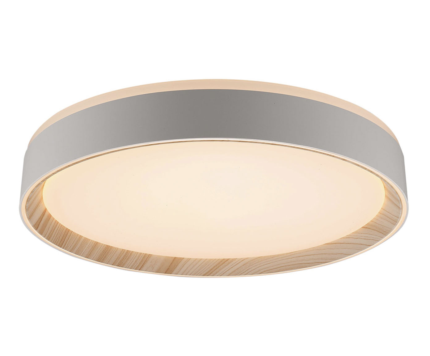 Plafon em Madeira Chamfer Maior Branco Bivolt - image 0