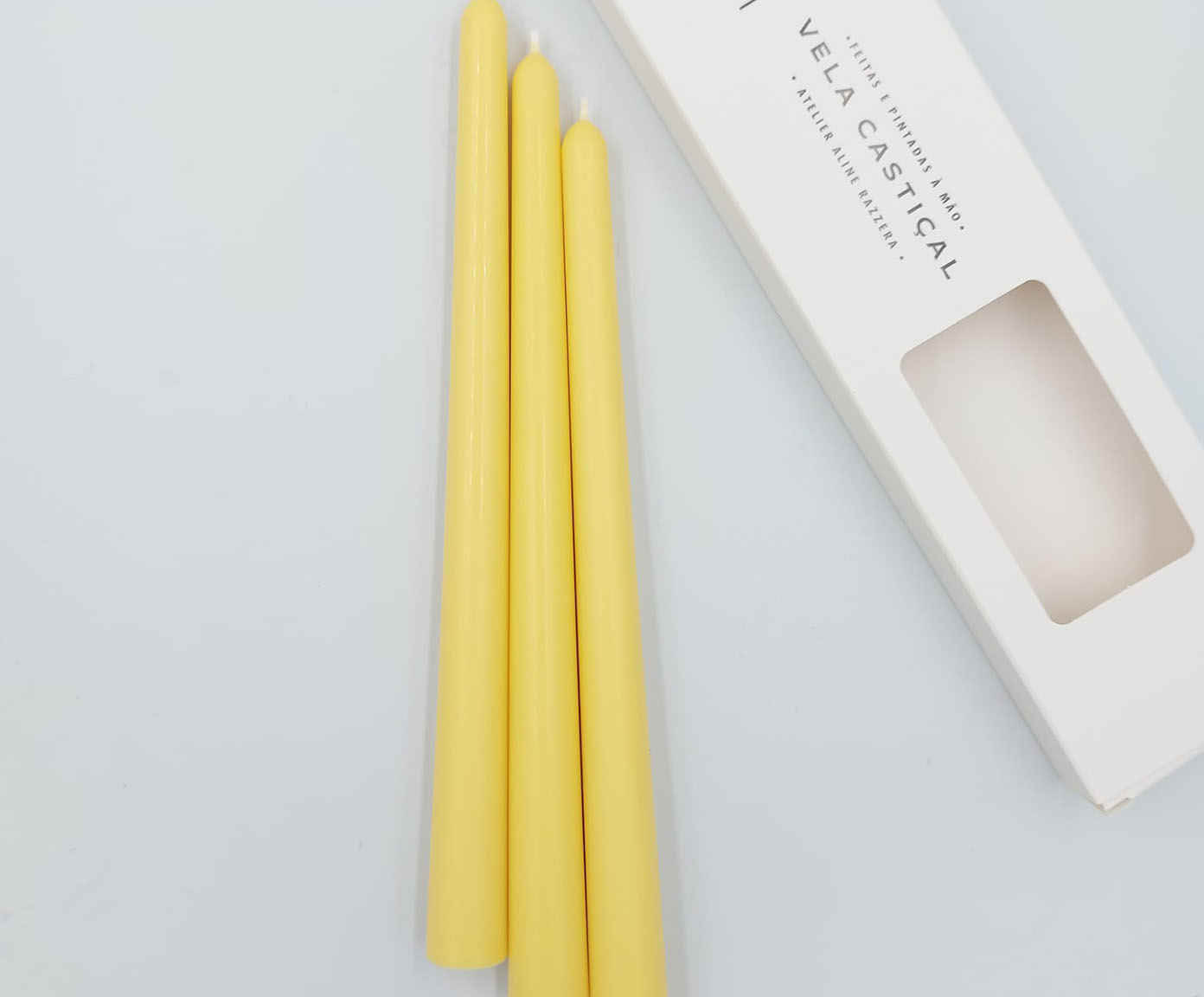Velas para Casti&ccedil;al Amarelo - 3 pe&ccedil;as - image 1