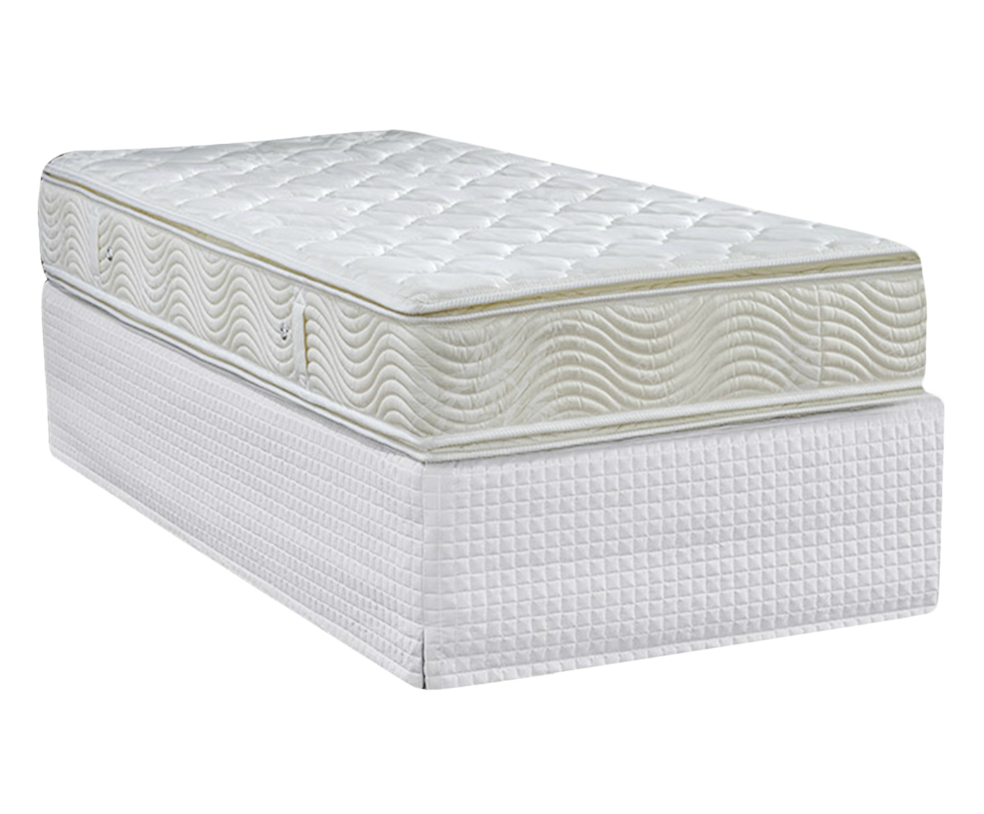 Saia para Cama Box Max Pastilha Branca image number 2