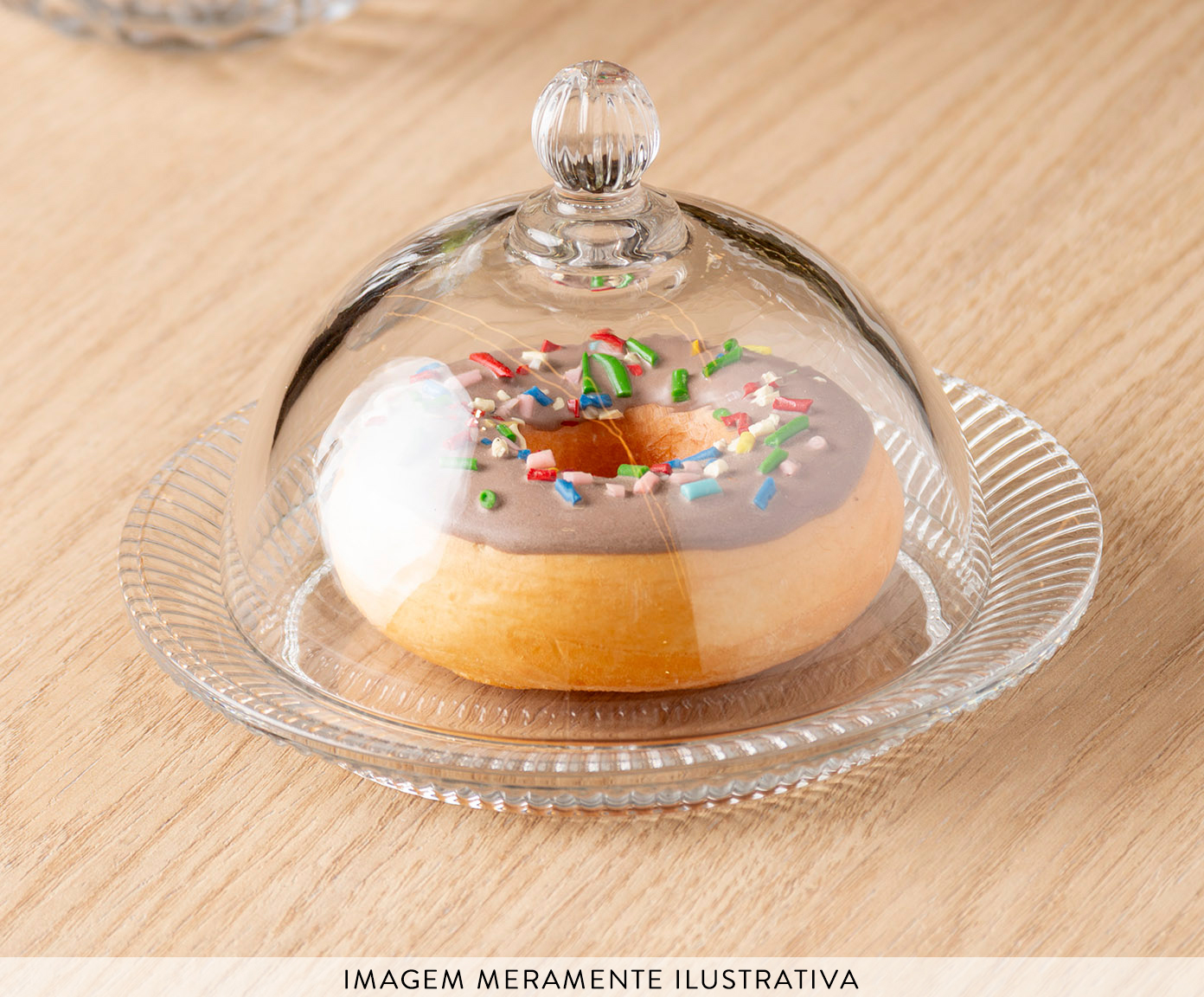 Prato para Doce em Cristal com Tampa Renaissance image number 3