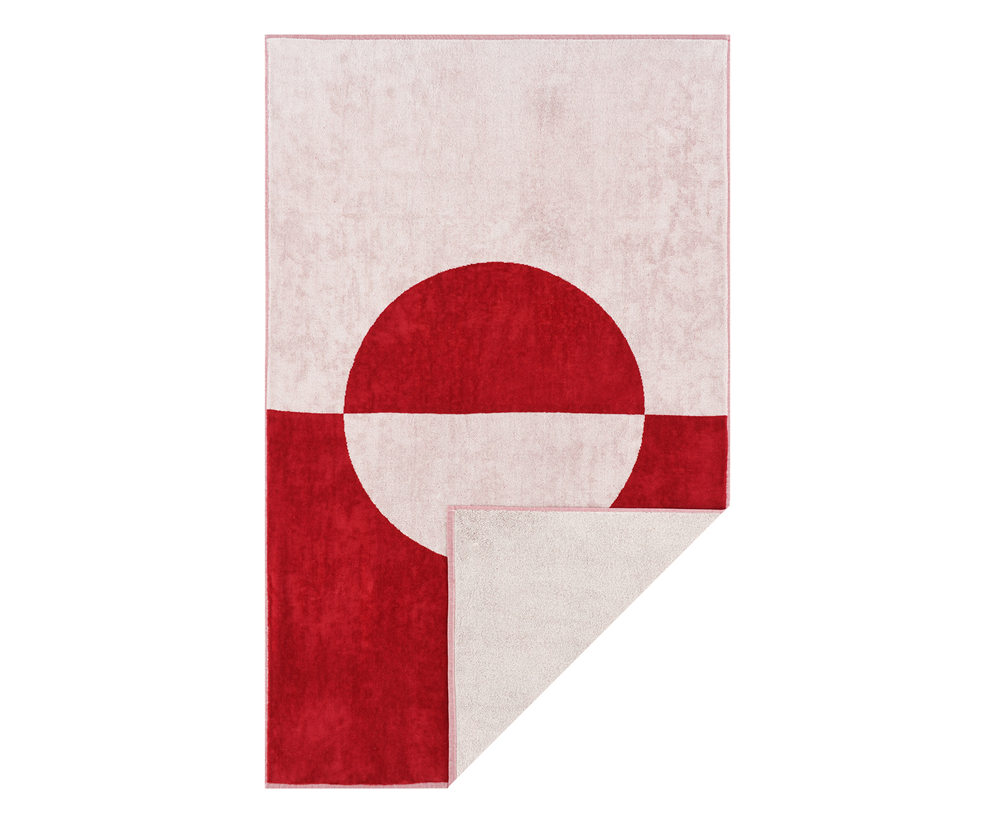 Toalha de Praia Phuket Vermelho e Off-White image number 3
