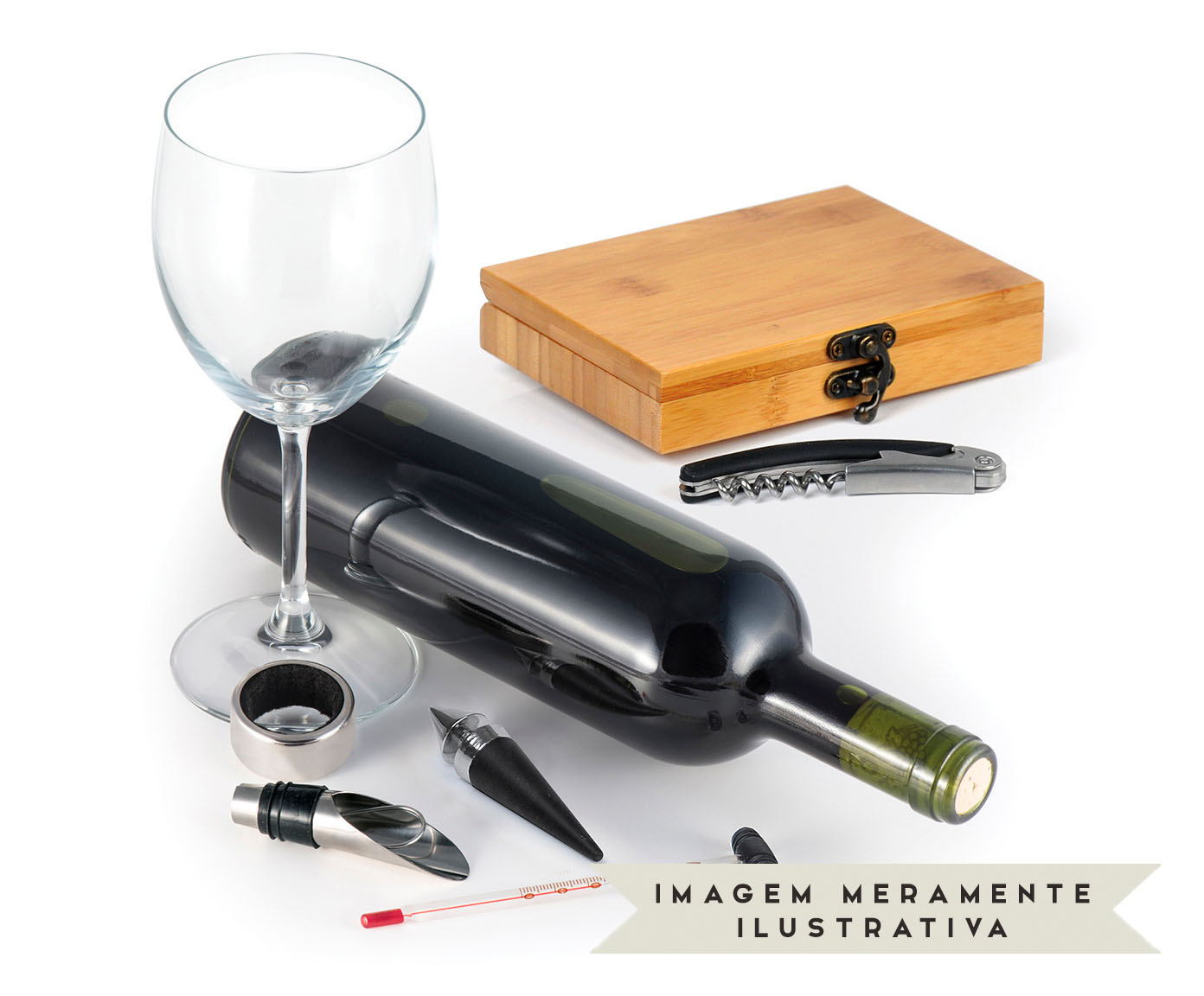 Jogo para Vinho em Inox Apolo - image 1