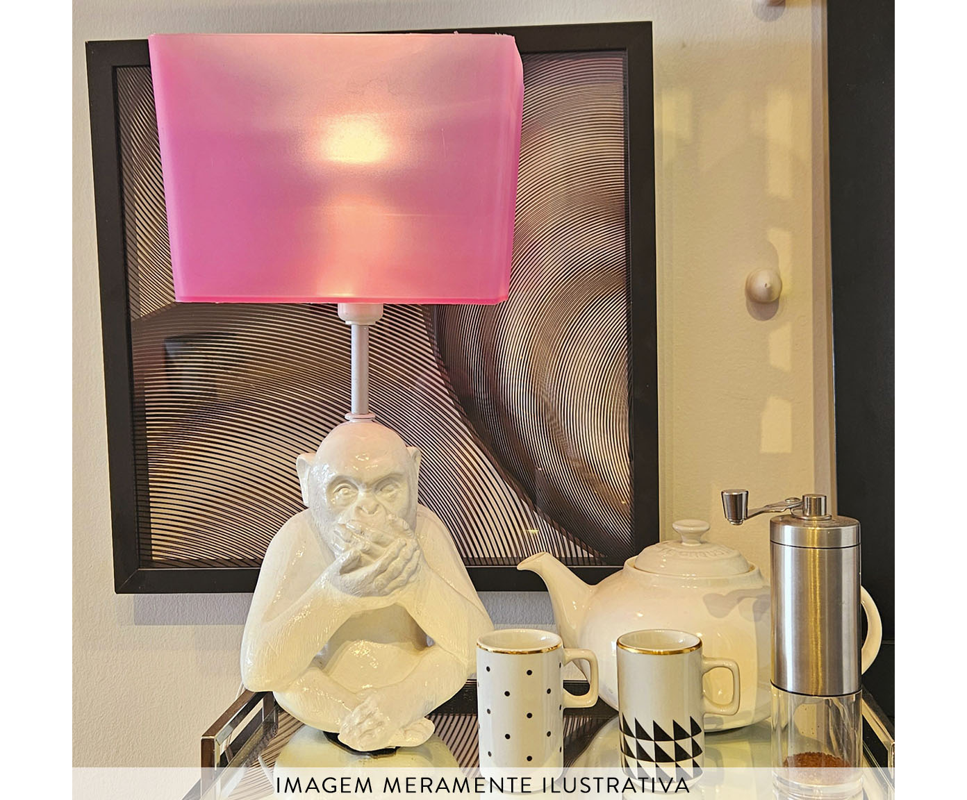 C&uacute;pula Polim&eacute;rica Quadrada Rosa - image 1