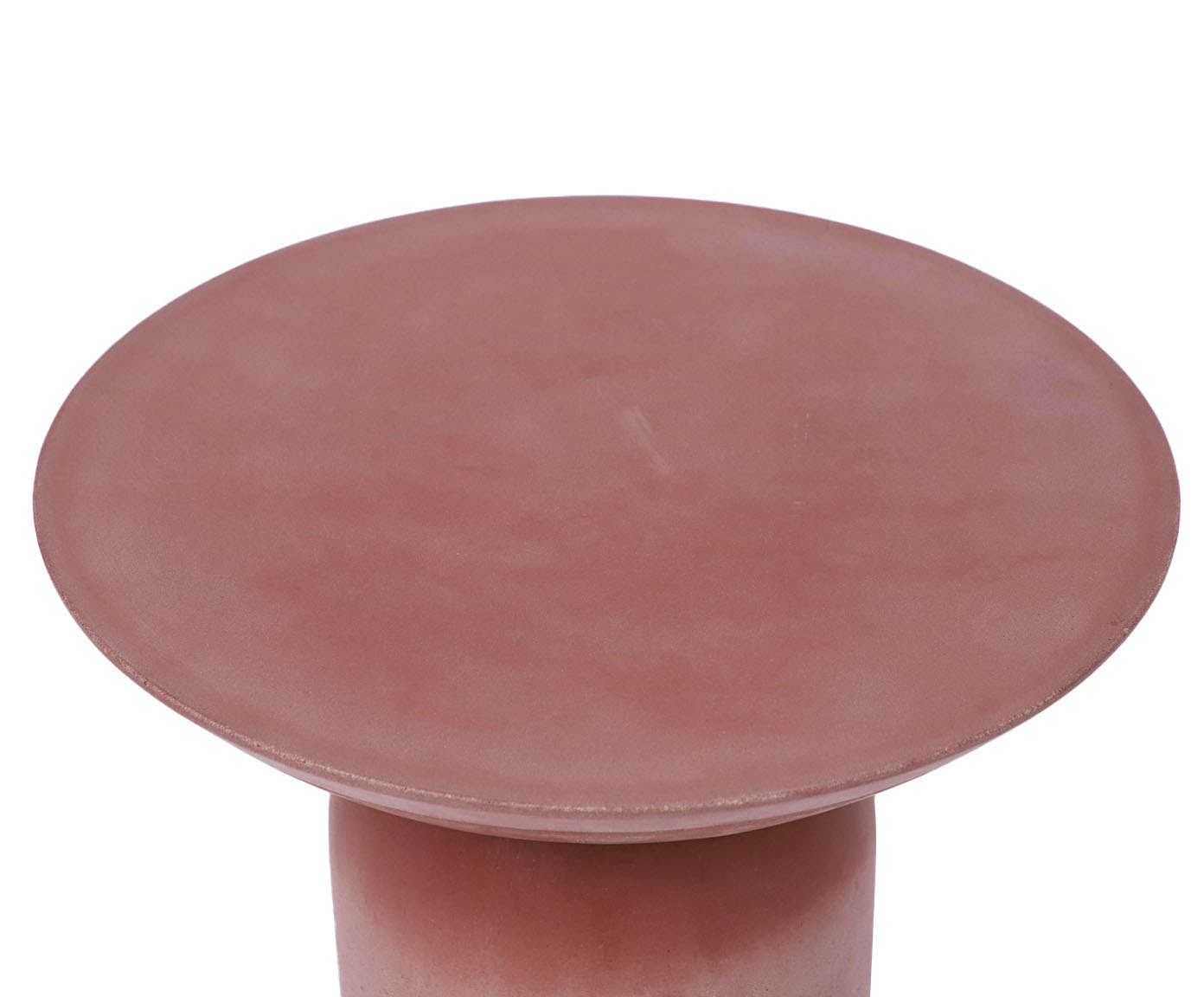 Mesa Lateral M&eacute;dia Brut em Concreto -  Terracota image number 2