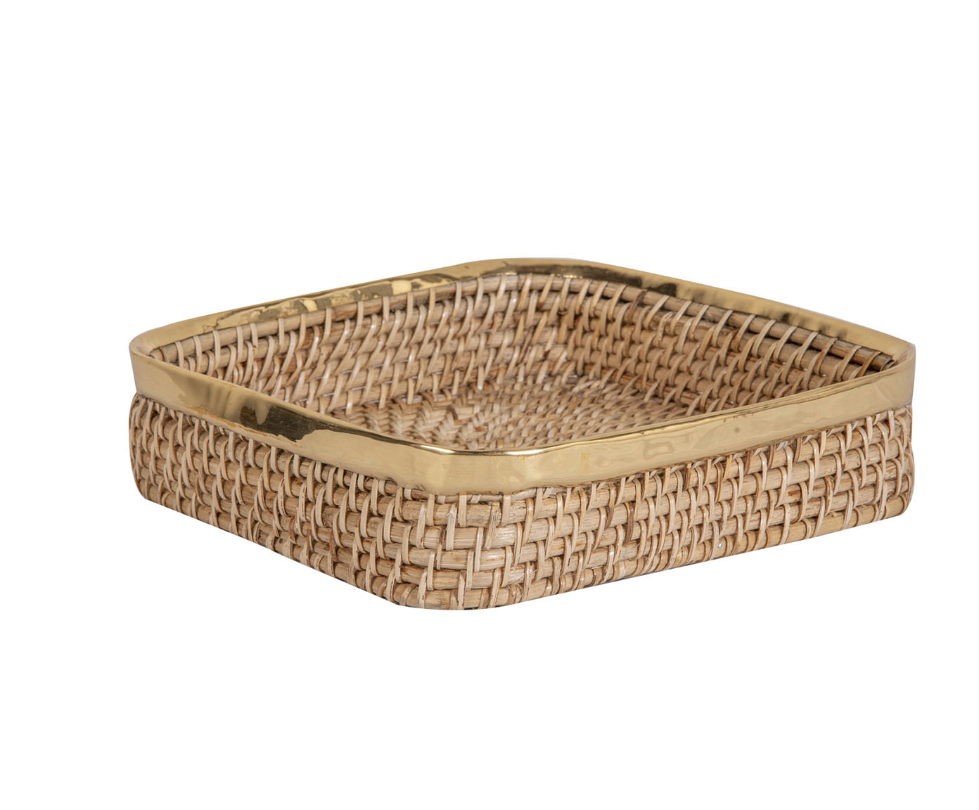Jogo de Cesto Natural Dourado image number 2
