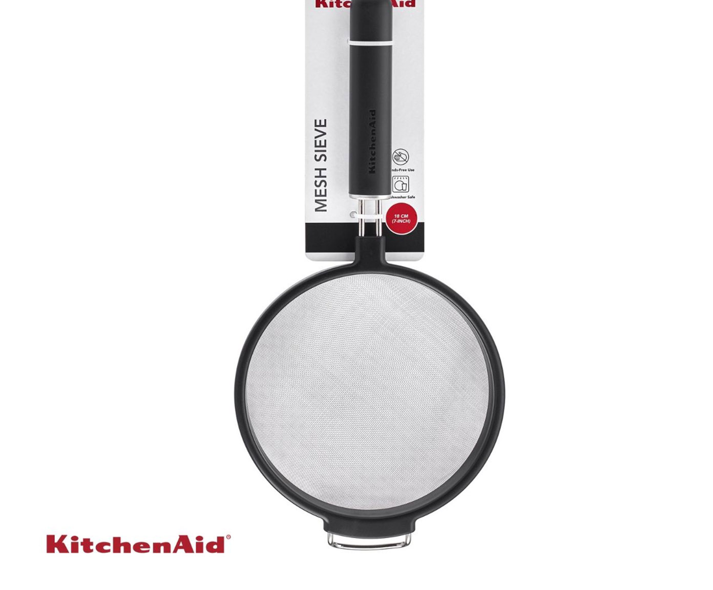 Peneira em A&ccedil;o Inox Pr&aacute;tica Kitchenaid Preto - image 1