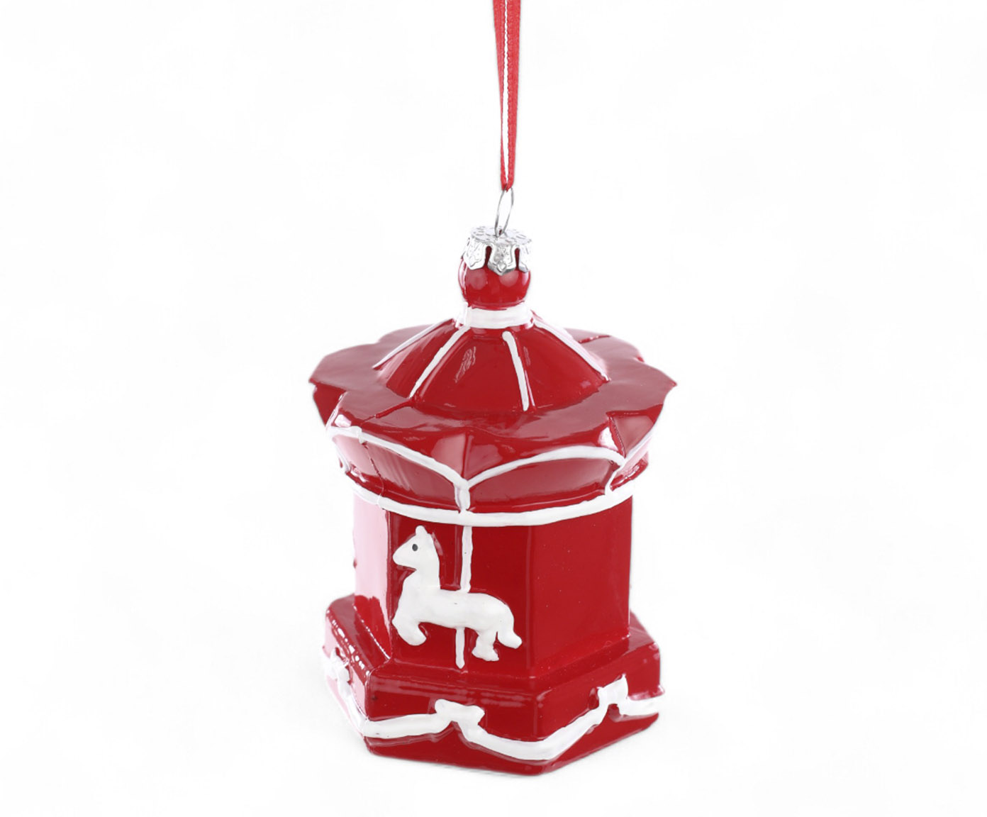 Enfeite para Pendurar Carrossel  - Vermelho - image 1