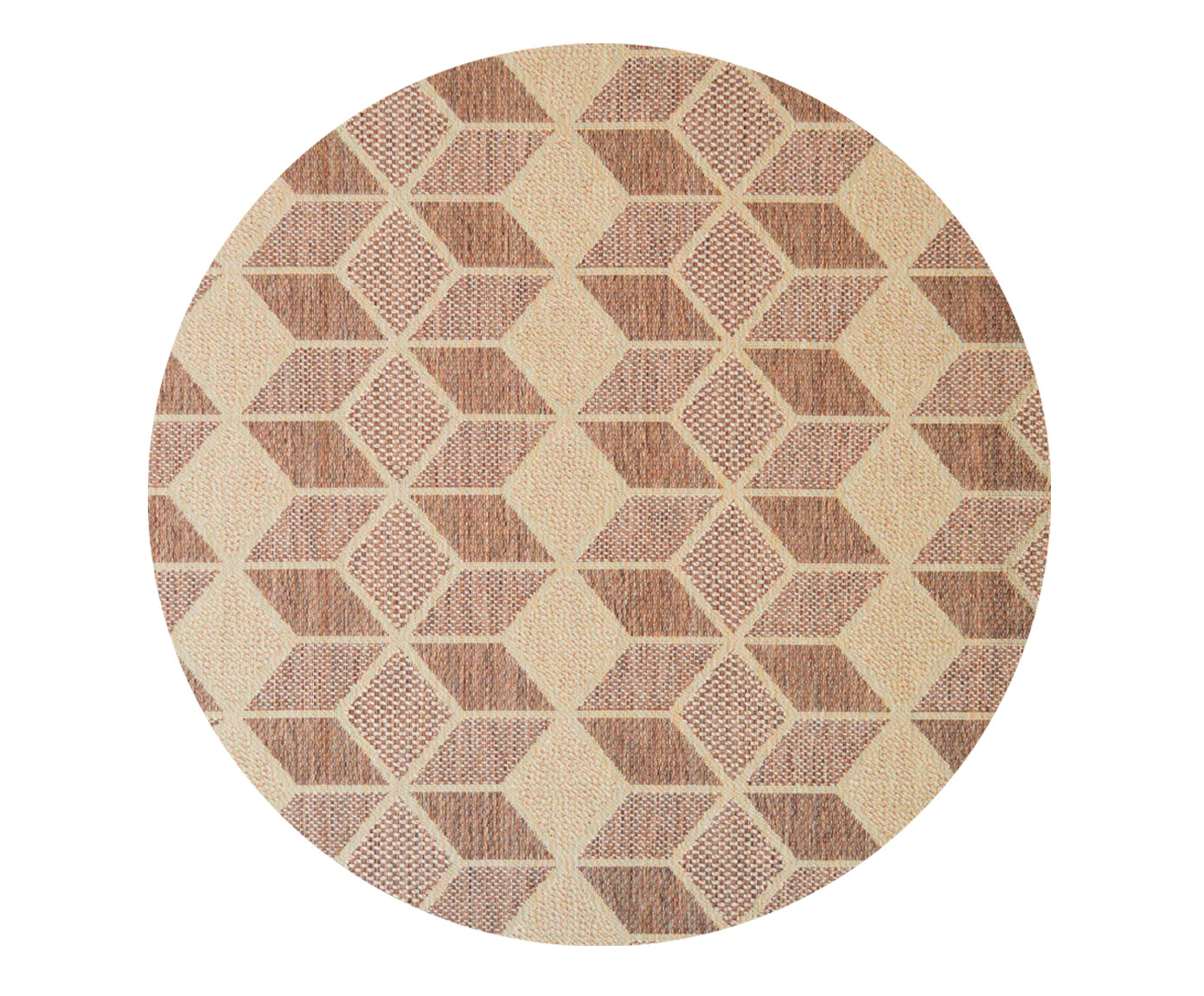 Tapete Redondo Natural Look Jacquard P&oacute;dio A image number 1
