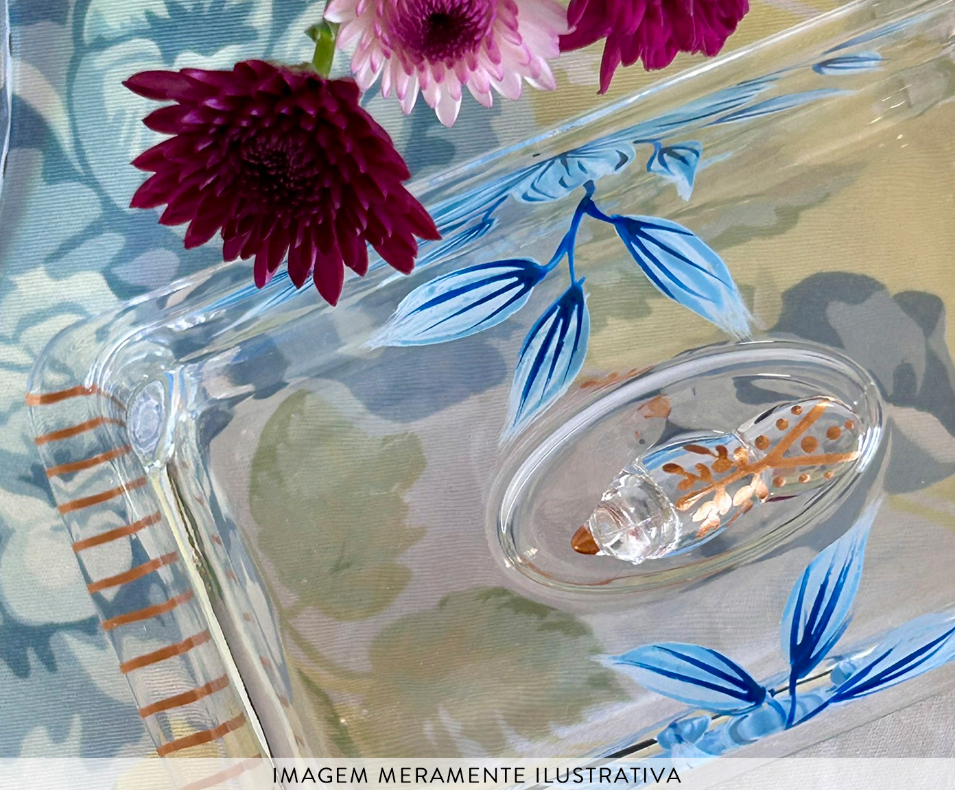 Mantegueira Floral Azul - image 1