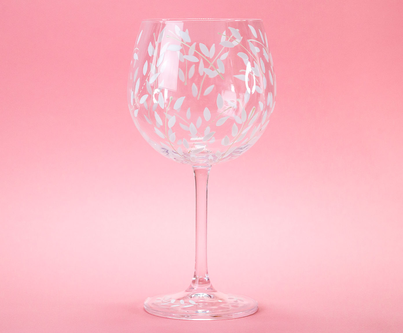 Ta&ccedil;a para Vinho Branco em Cristal Offwhite Leaves - image 1