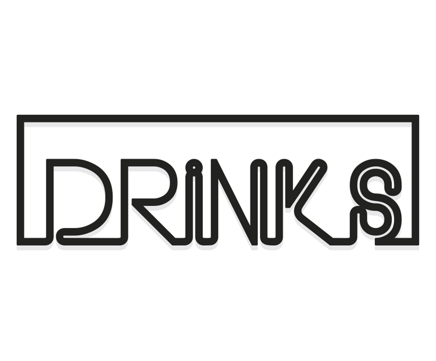 Placa de Madeira Drinks - Preta - image 0