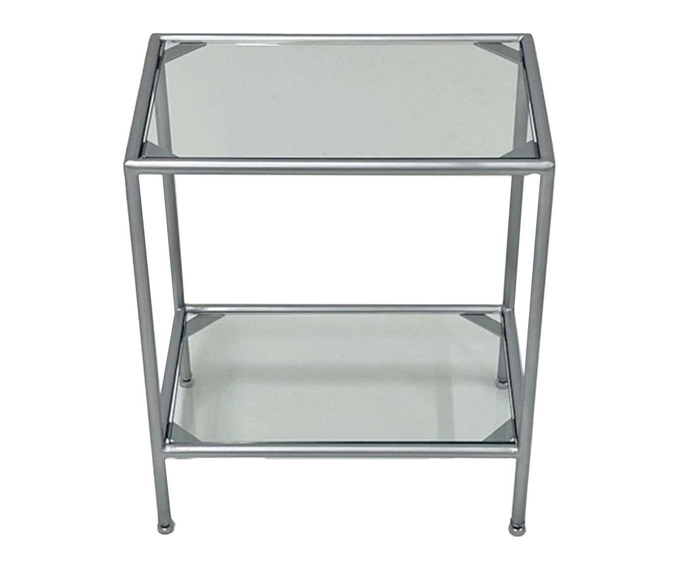 Mesa Lateral R&oacute;tulo - Prateado - image 0