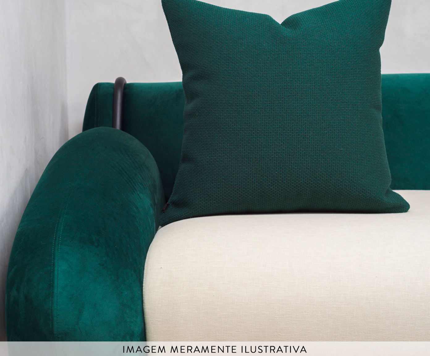 Kit Almofadas Color Zig Zag Preto e Verde Floresta image number 4