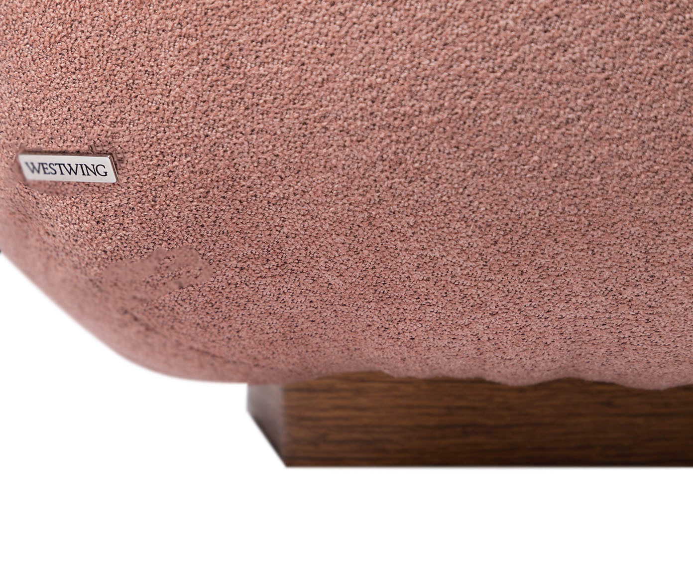 Poltrona em Veludo Boucle Nube Rose image number 9