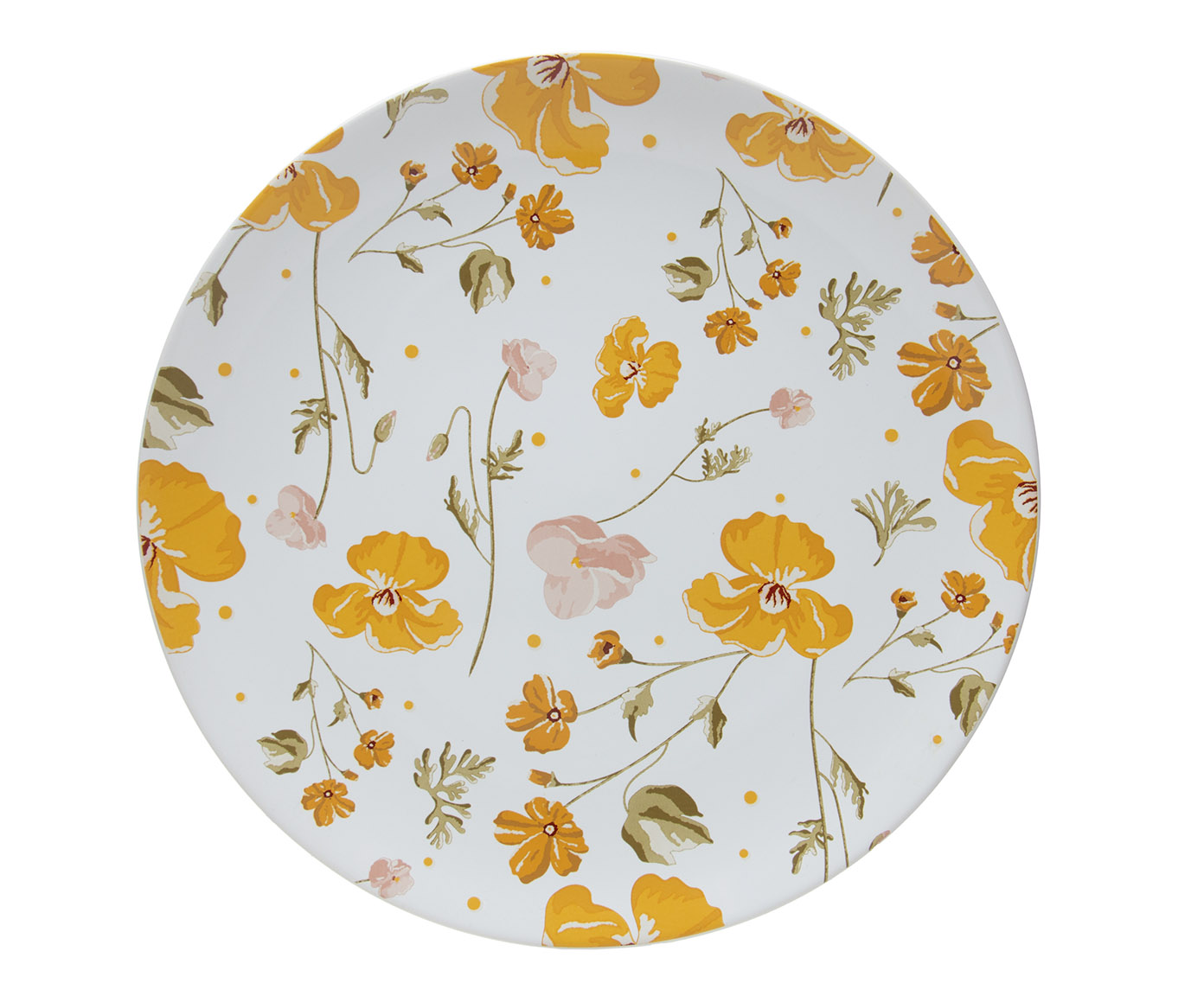 Prato para Sobremesa Doce Encanto Amarelo - image 0