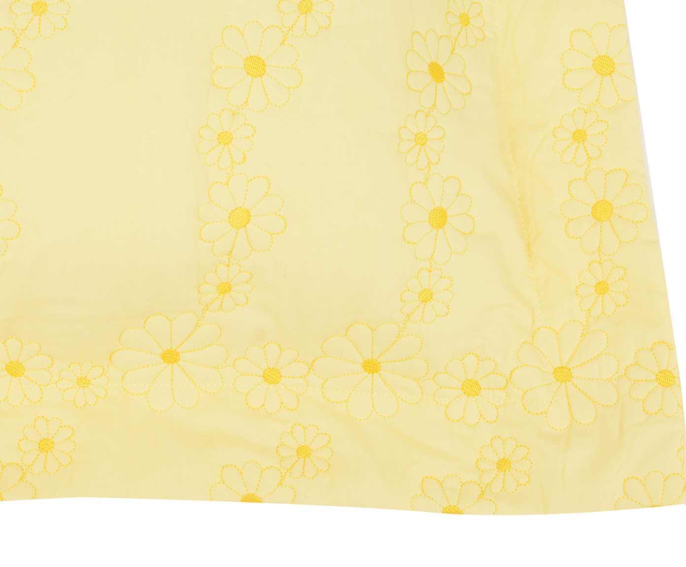 Jogo de Cobre-Leito com Bordado Nuance Amarelo 200 Fios King Size image number 3