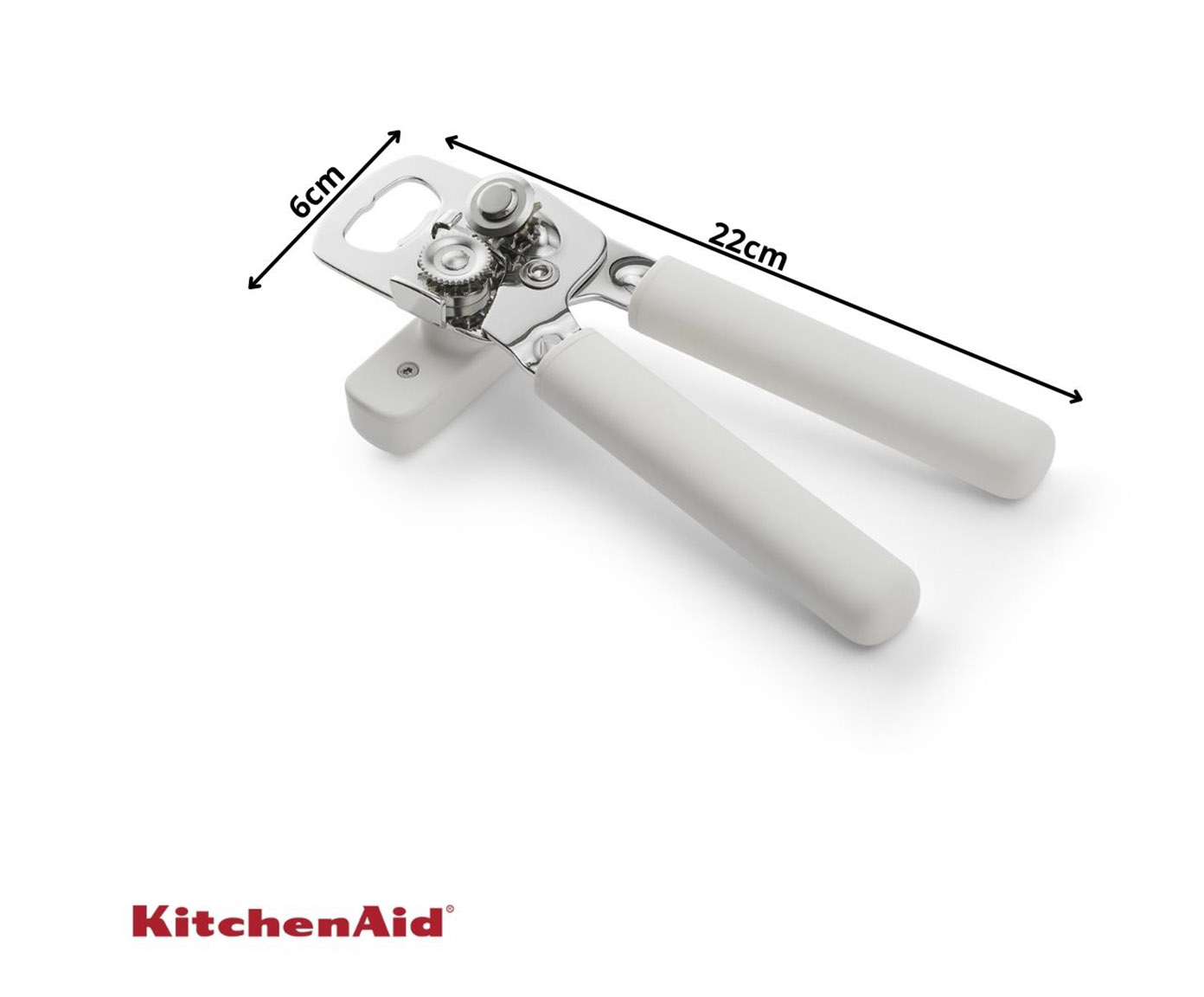 Abridor de Latas Dois em Um Kitchenaid Branco - image 1