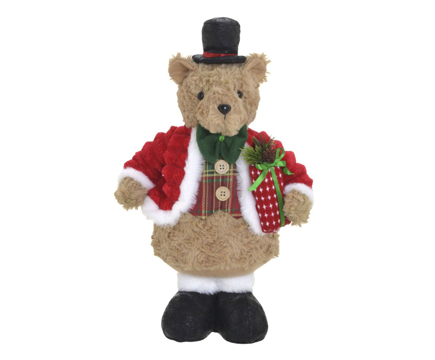 Urso Natalino Decorativo Marrom - image 0