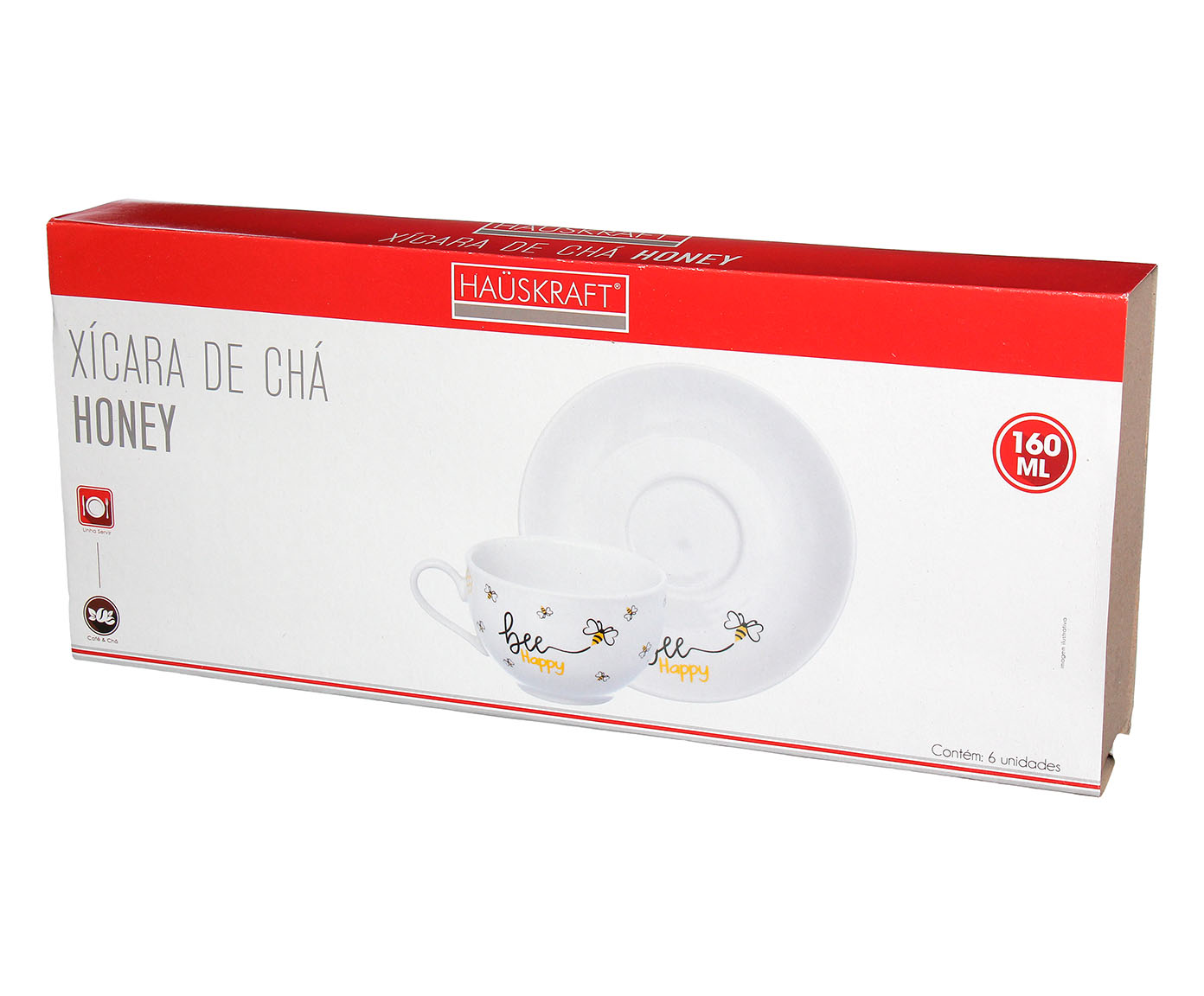 Jogo de X&iacute;caras para Ch&aacute; em Porcelana Honey image number 2