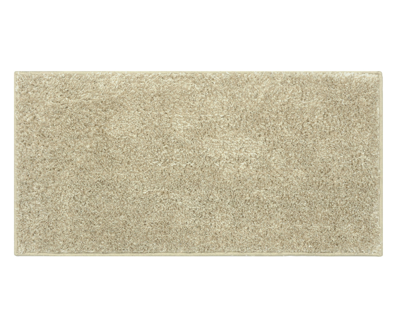 Passadeira Shaggy Smooth Mescla Bege - image 0