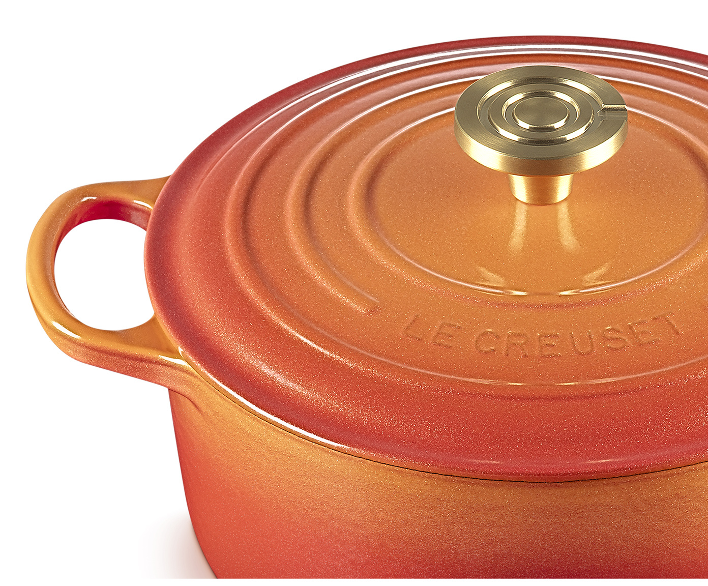 Panela Oval com Pegador Dourado Signature Flamme Dor&eacute;e - 18cm image number 4