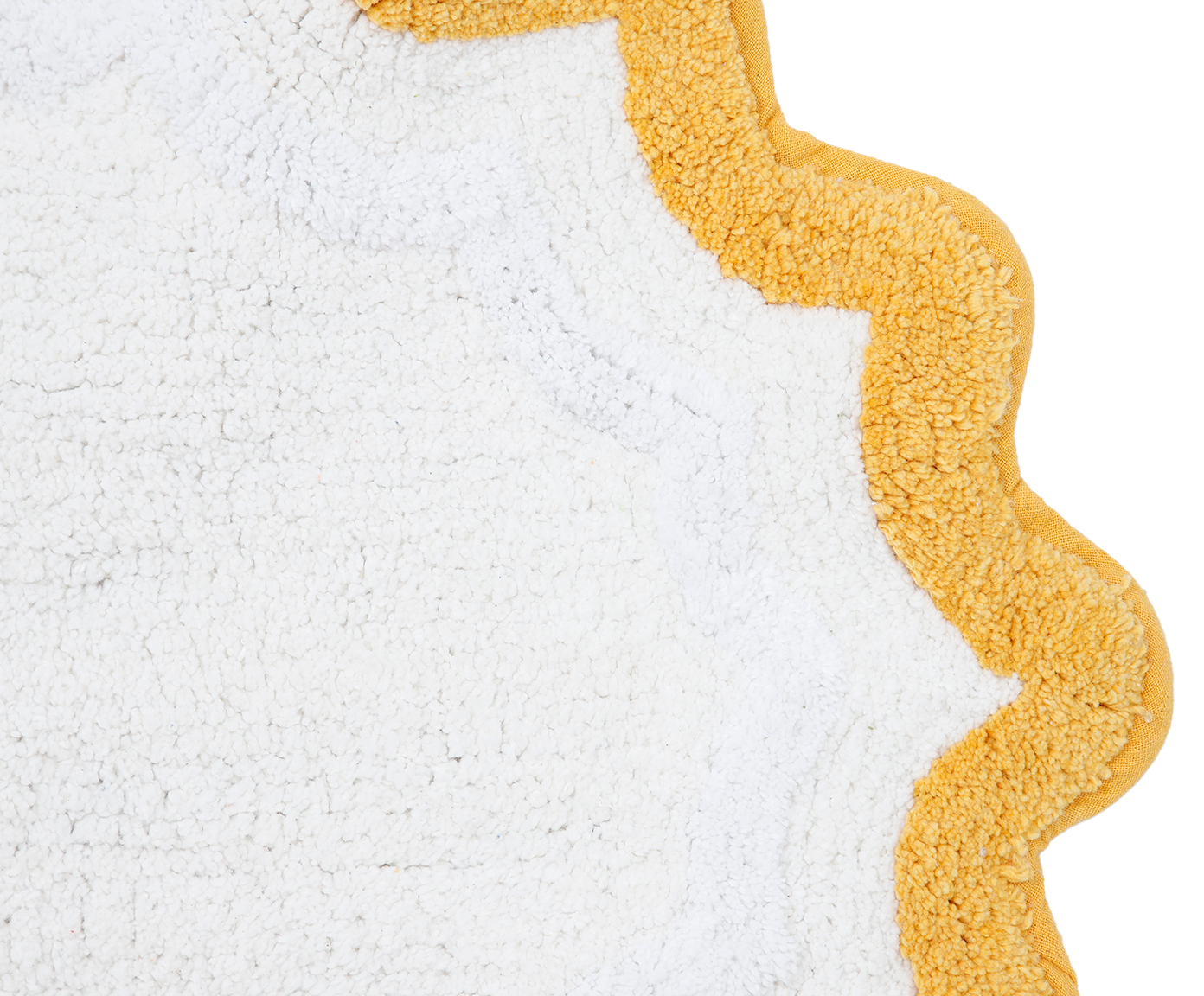 Tapete de Banheiro Ripple Off-White e Amarelo image number 2