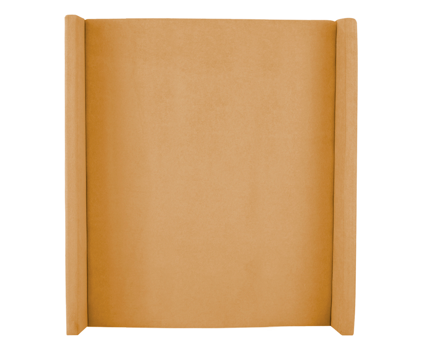 Cabeceira em Boucle Aveludado Classic Amarelo Ocre - image 0