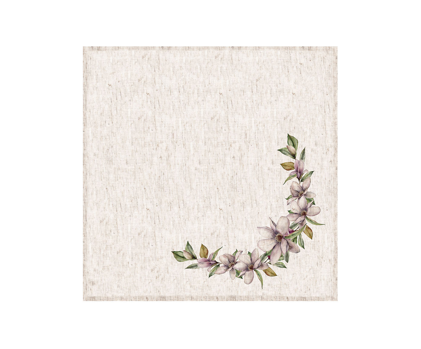 Guardanapo de Mesa em Linho Mavie - Off White - image 0