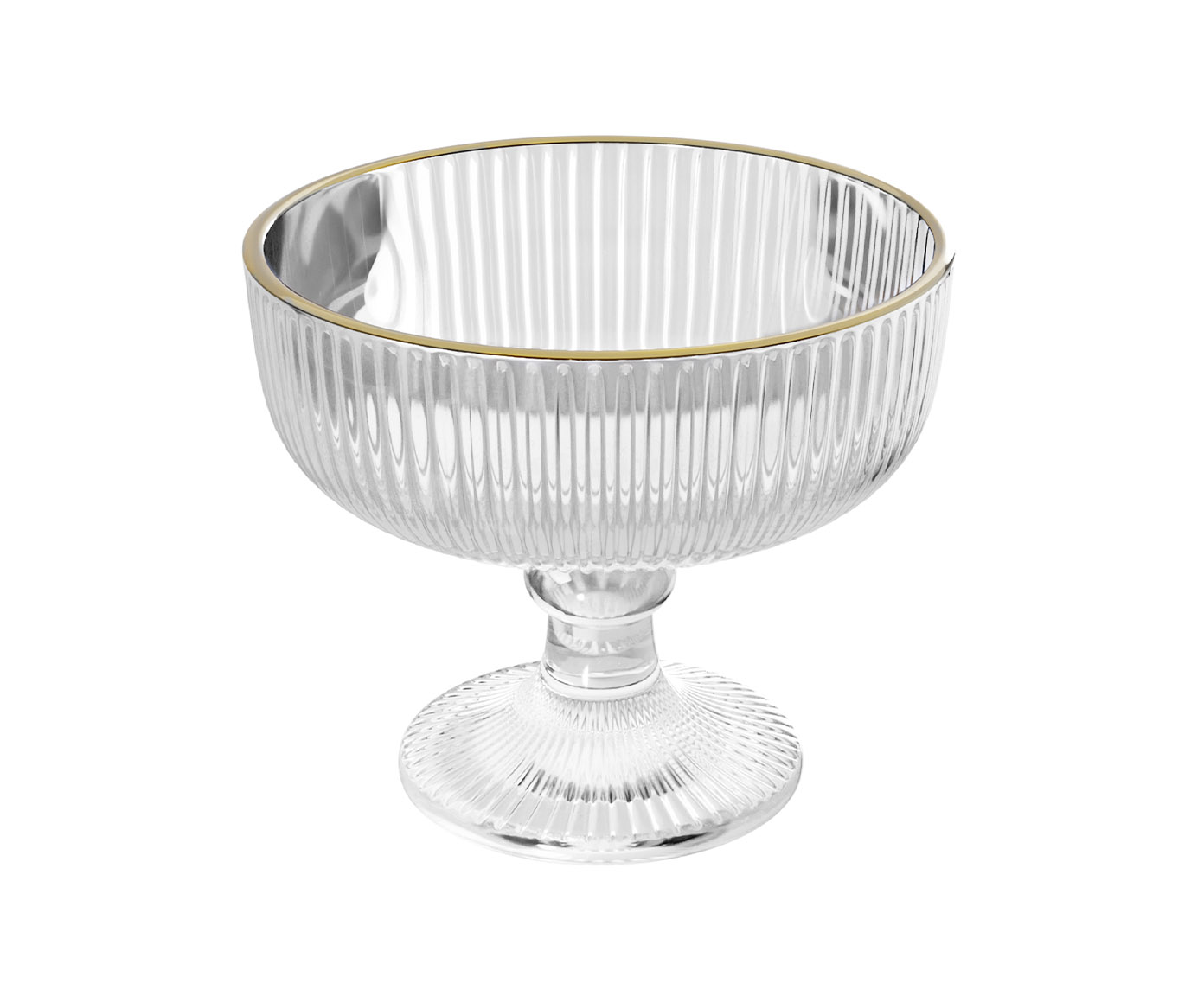 Ta&ccedil;a para Sobremesa com Fio Dourado Lines - image 1