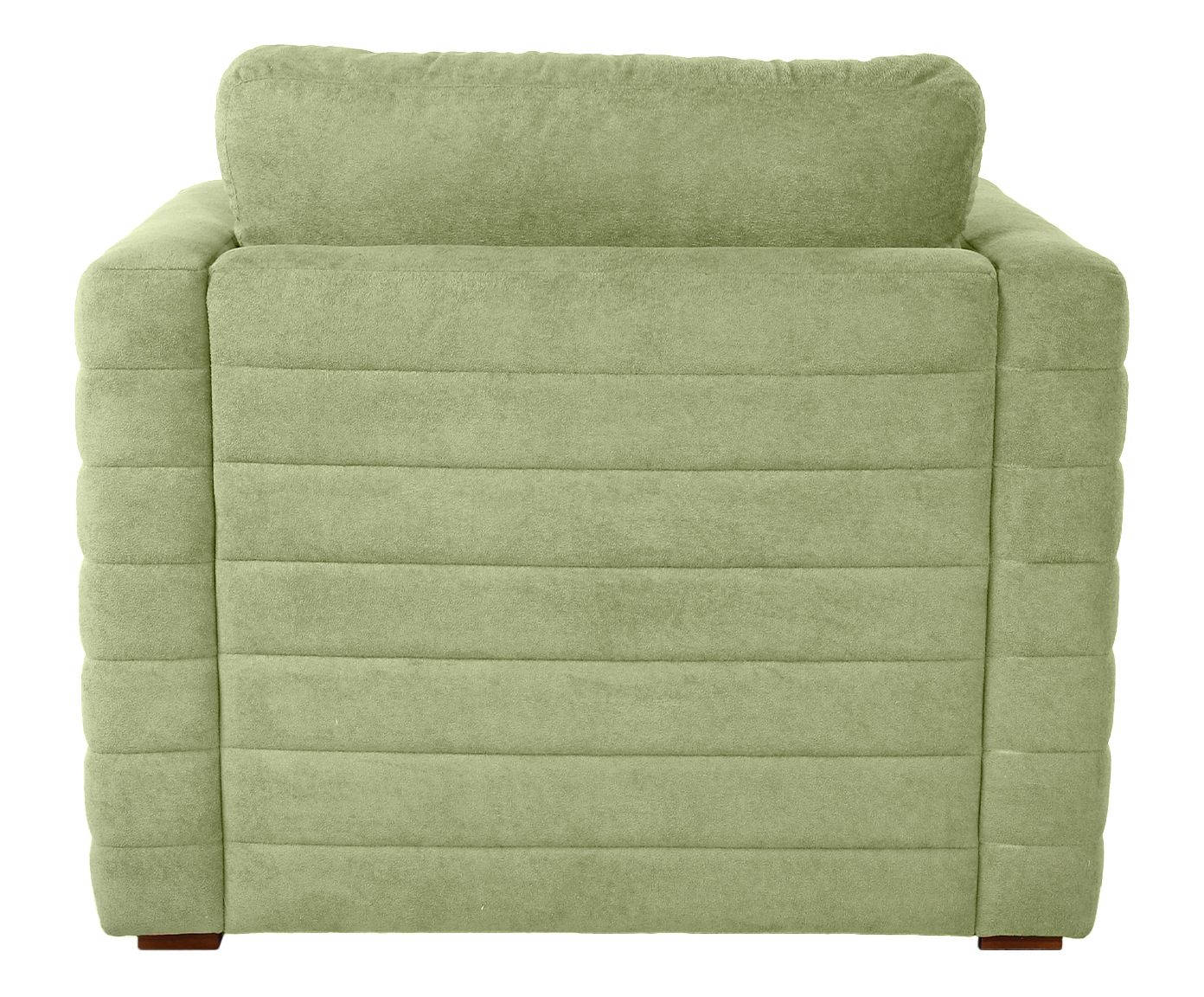 Poltrona Gom em Boucle aveludado - Verde image number 3