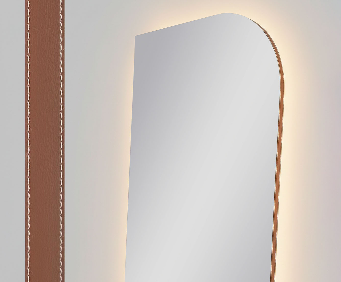 Espelho com Led Smart Bahrein Caramelo - image 1