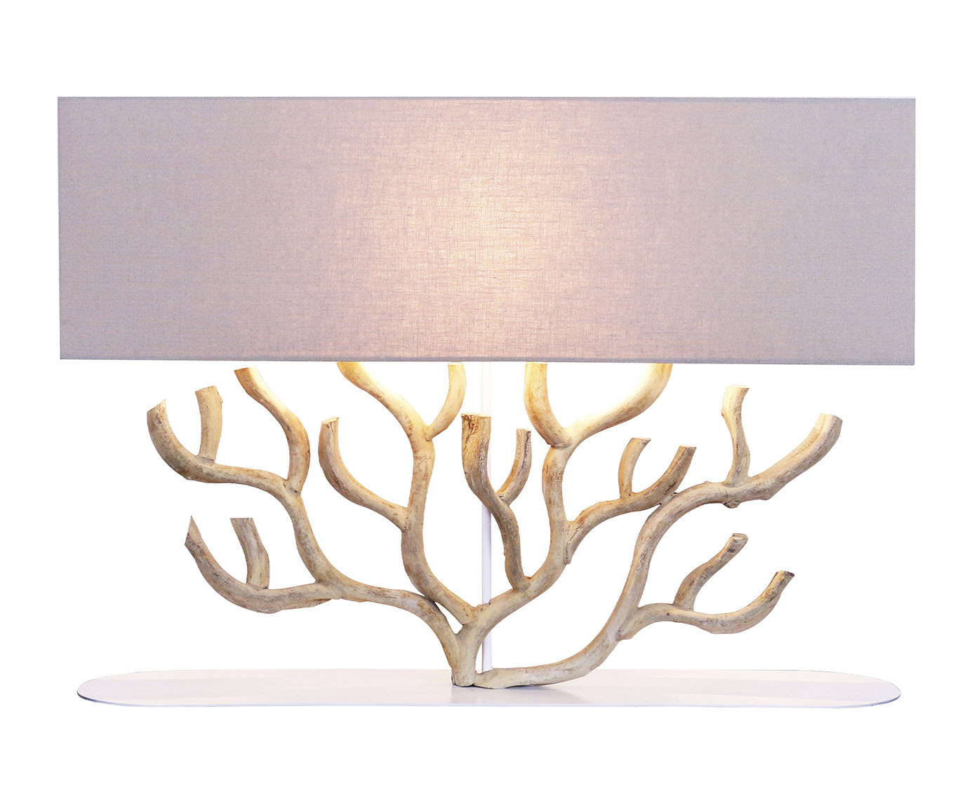 Lumin&aacute;ria de Mesa Coral de Fogo Bivolt - image 0