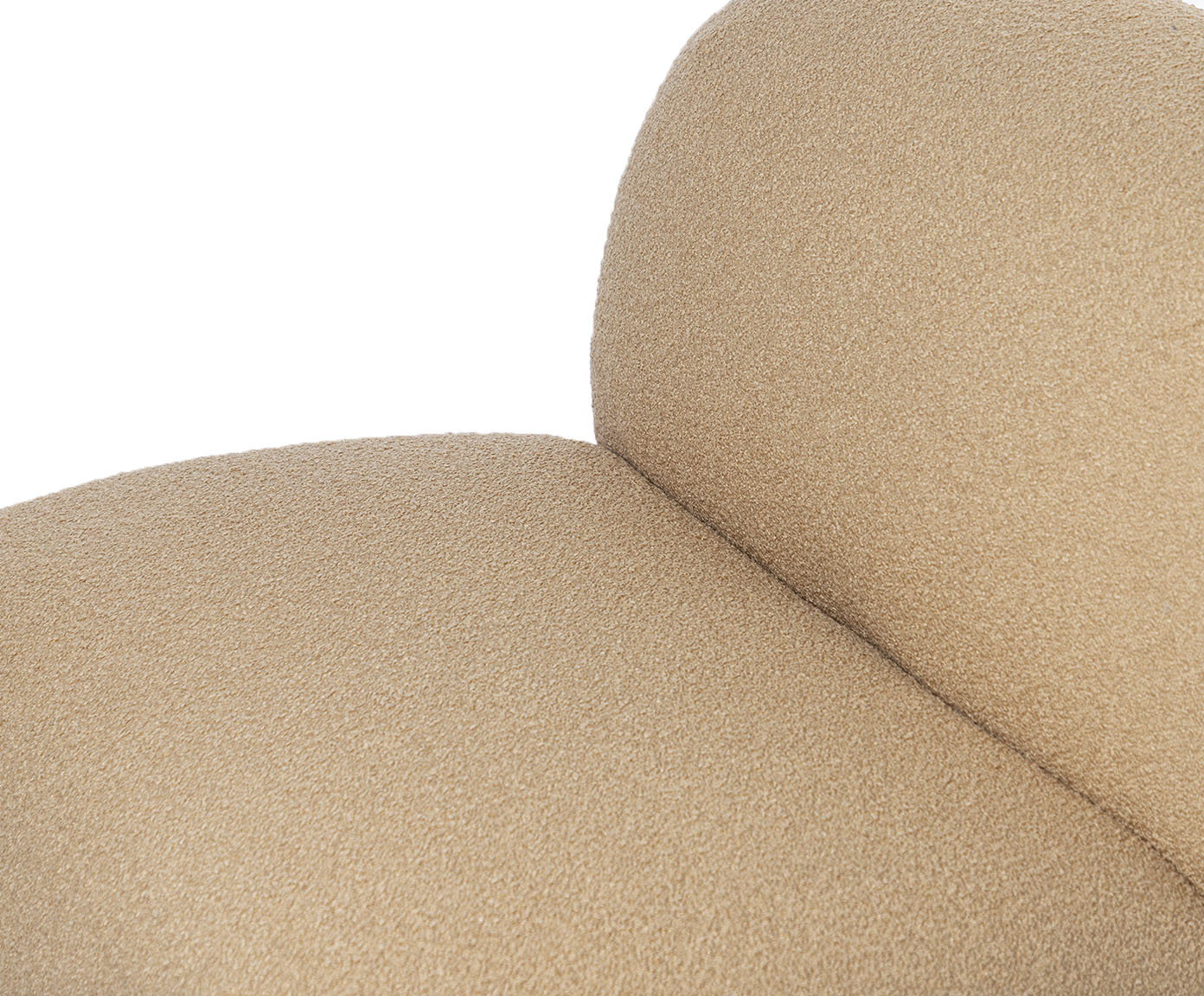 Poltrona em Boucle Nube Bege image number 9