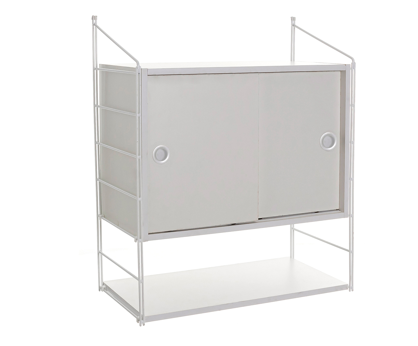 Estante com Arm&aacute;rio Stella Branco - image 1