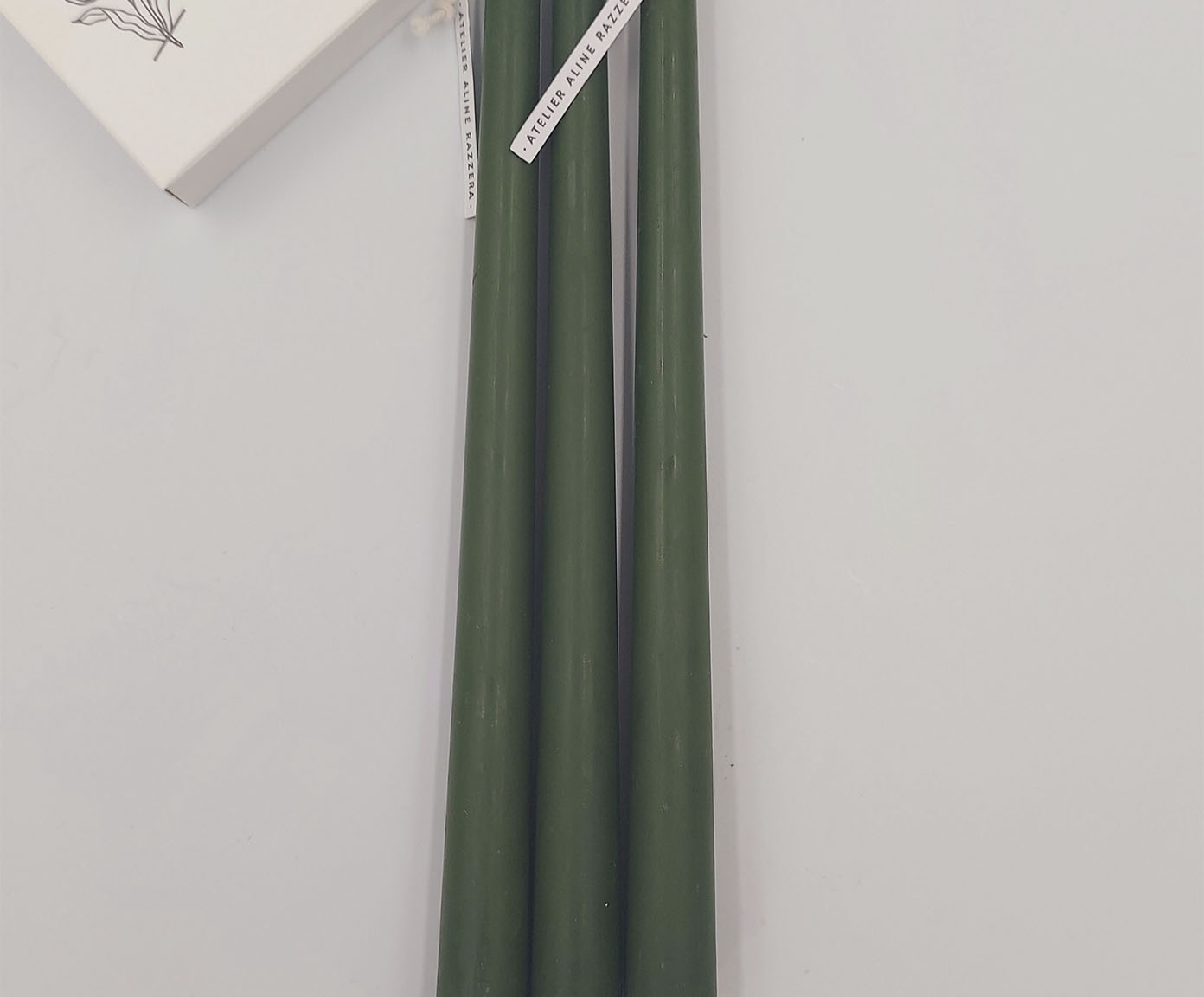 Velas para Casti&ccedil;al Verde Escuro - 3 pe&ccedil;as - image 1