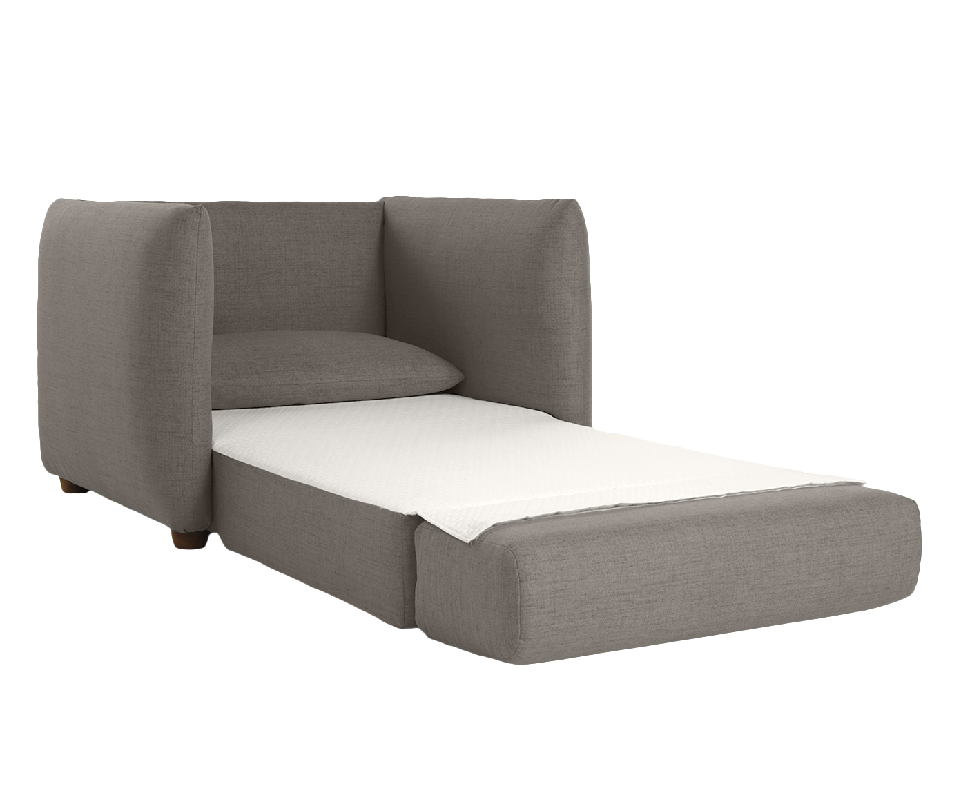Poltrona Cama em Linh&atilde;o Luma Cinza image number 2