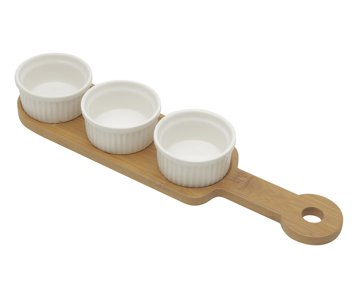 Jogo de Petisqueiras Wolff com Bandeja Branco II - image 0