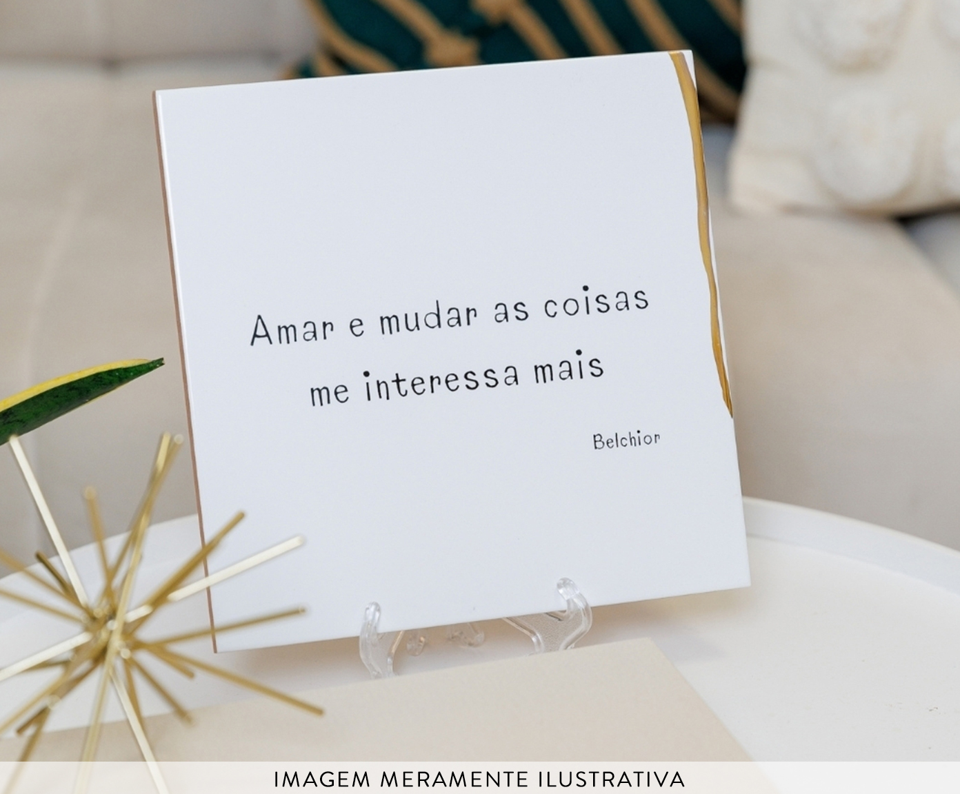 Azulejo Decorativo "Amar e Mudar" - image 1