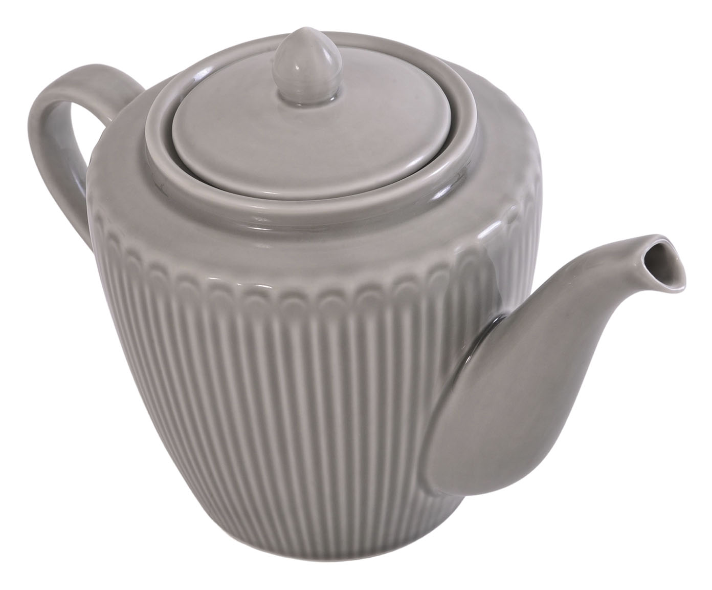 Bule em Porcelana Noemi Cinza - image 1