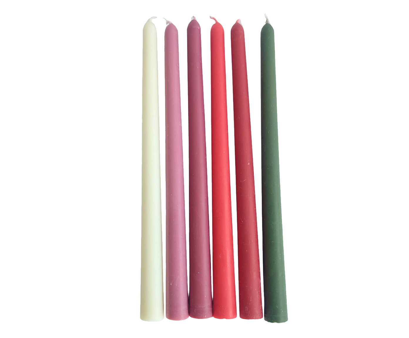 Velas para Casti&ccedil;al Mix and Match Rosa e Vermelho - 6 pe&ccedil;as - image 0